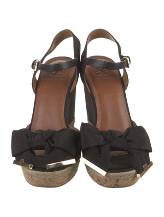 Tory Burch Bow Accents Espadrilles
