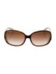 Prada Square Gradient Sunglasses