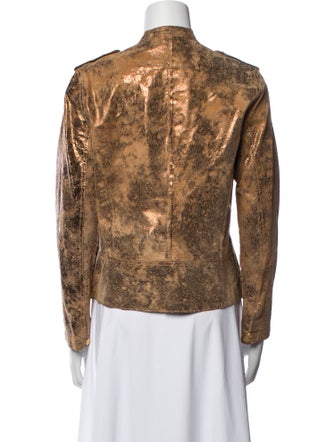 Tory Burch Leather Printed Jacket