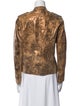 Tory Burch Leather Printed Jacket