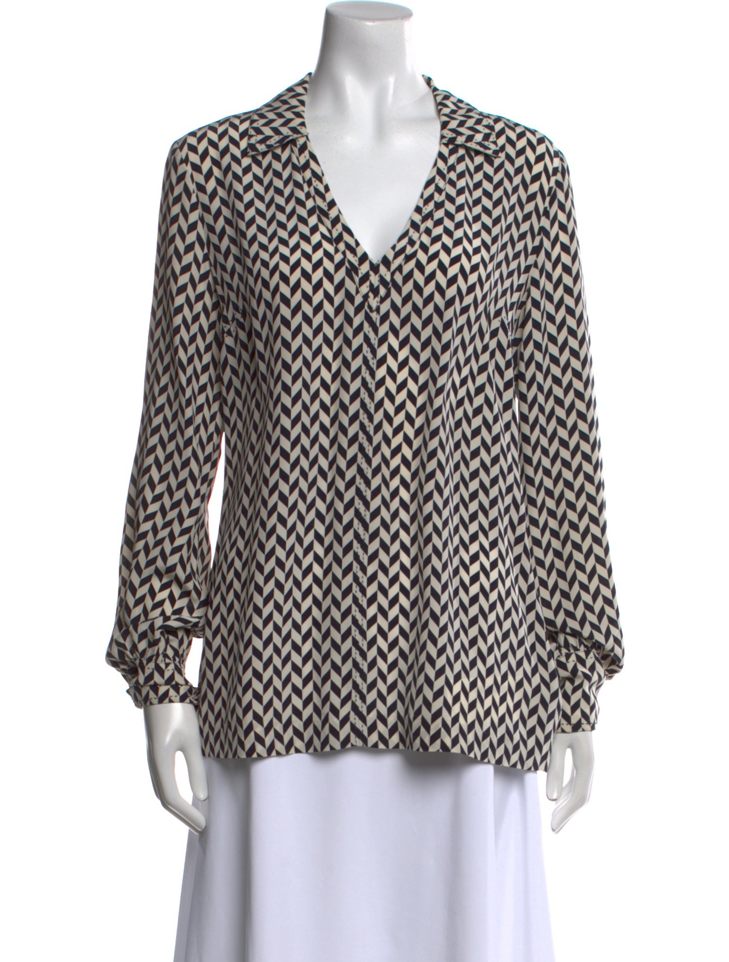Tory Burch Silk Printed Blouse
