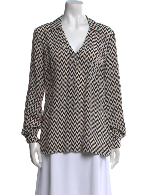 Tory Burch Silk Printed Blouse