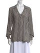 Tory Burch Silk Printed Blouse