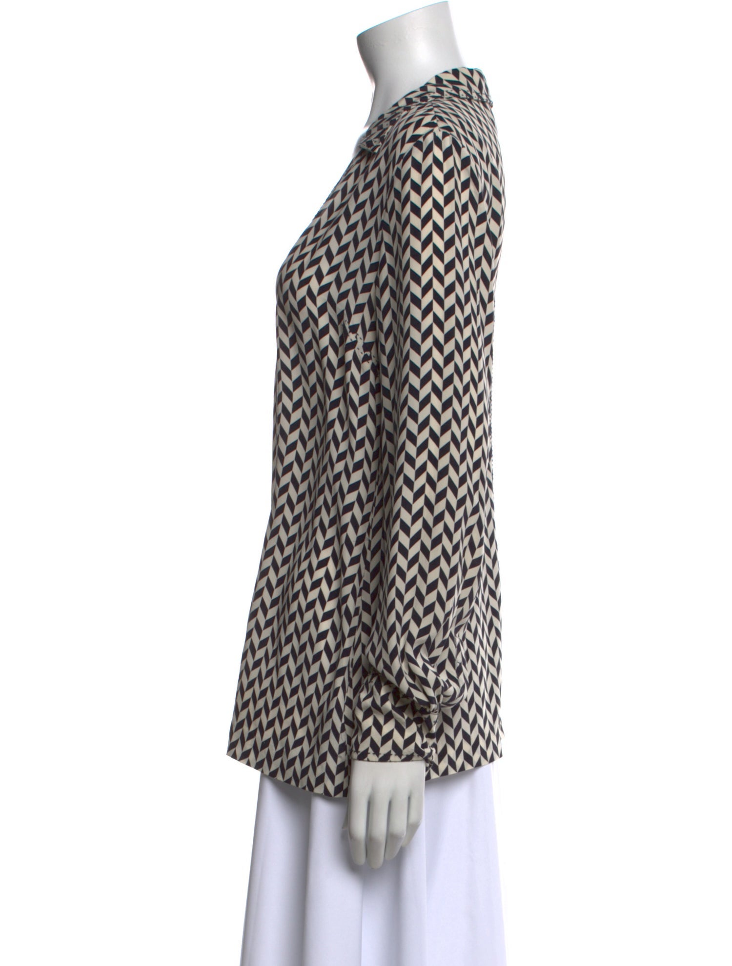 Tory Burch Silk Printed Blouse