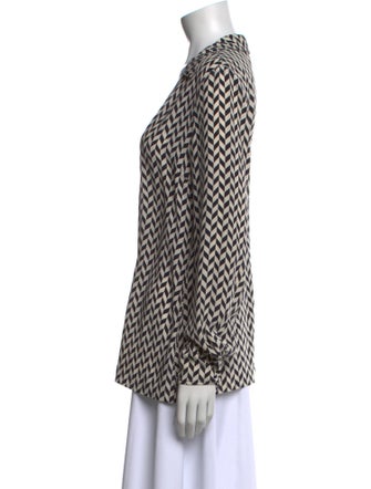 Tory Burch Silk Printed Blouse