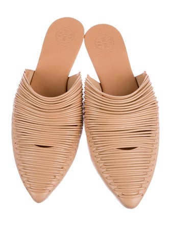 Tory Burch Leather Mules