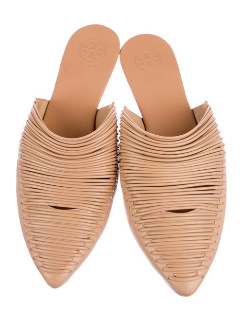 Tory Burch Leather Mules