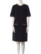 Tory Burch Crew Neck Mini Dress