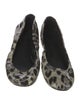 Tory Burch Patent Leather Animal Print Ballet Flats