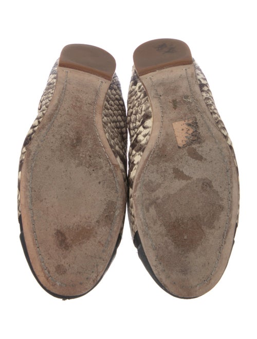 Tory Burch Leather Animal Print Ballet Flats