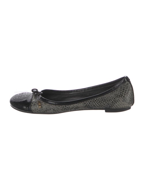 Tory Burch Snakeskin Animal Print Ballet Flats