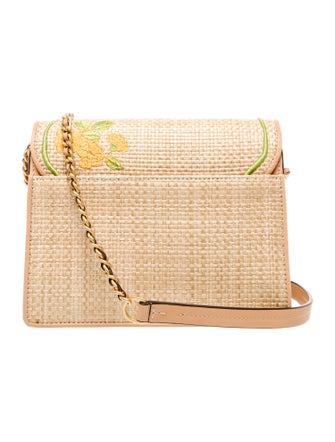 Tory Burch Raffia Shoulder Bag