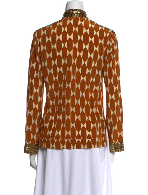 Tory Burch Printed V-Neck Blouse
