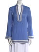 Tory Burch V-Neck Long Sleeve Tunic