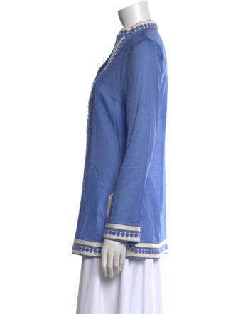 Tory Burch V-Neck Long Sleeve Tunic