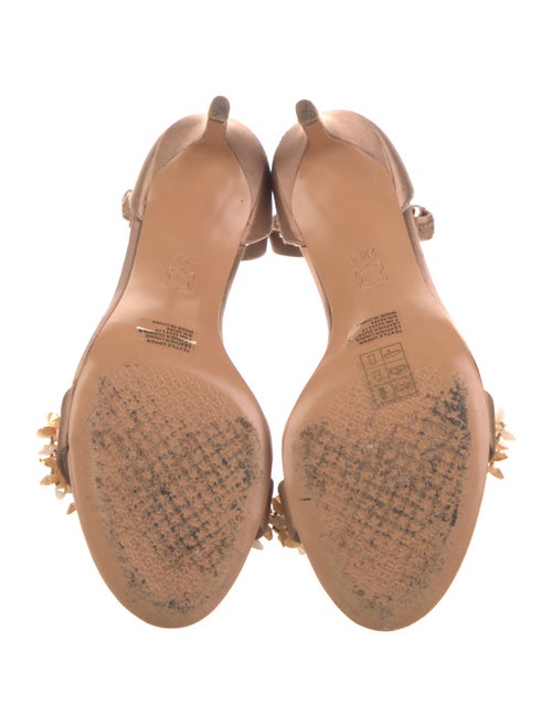 Tory Burch Satin Beaded Accents Sandals
