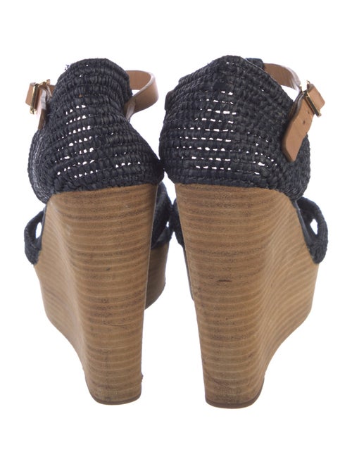 Tory Burch Raffia T-Strap Sandals