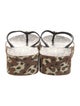 Tory Burch Rubber Animal Print Flip Flops