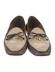 Tory Burch Leather Bow Accents Loafers