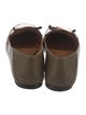 Tory Burch Leather Bow Accents Loafers