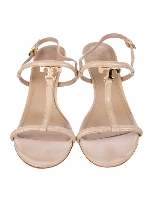 Tory Burch Patent Leather T-Strap Sandals