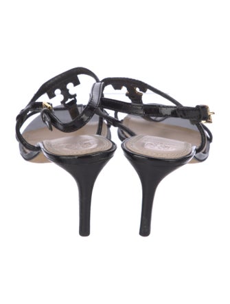 Tory Burch Patent Leather T-Strap Sandals
