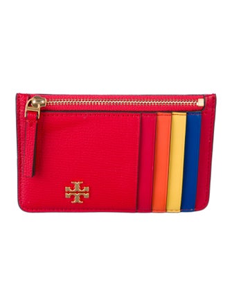 Tory Burch Signature Logo Leather Wallet