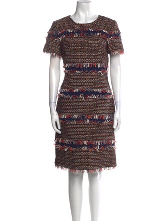 Tory Burch Printed Knee-Length Dress