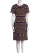 Tory Burch Printed Knee-Length Dress