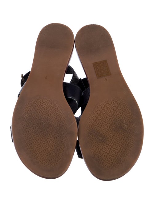 Tory Burch Leather Lasercut Accents Gladiator Sandals