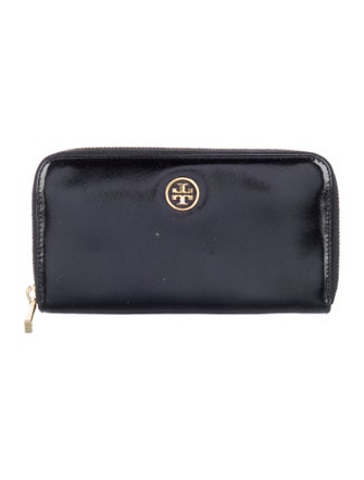 Tory Burch Patent Leather Continental Wallet