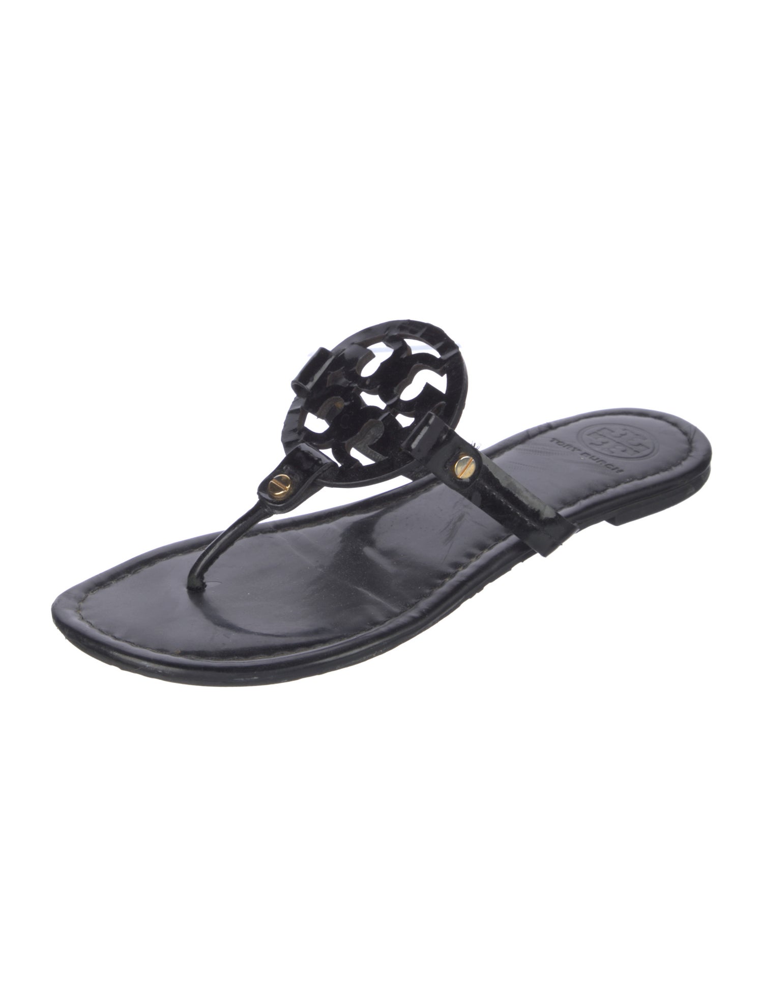 Tory Burch Leather Slides