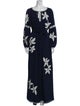 Tory Burch Floral Print Long Dress