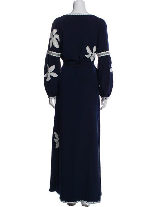 Tory Burch Floral Print Long Dress