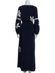 Tory Burch Floral Print Long Dress
