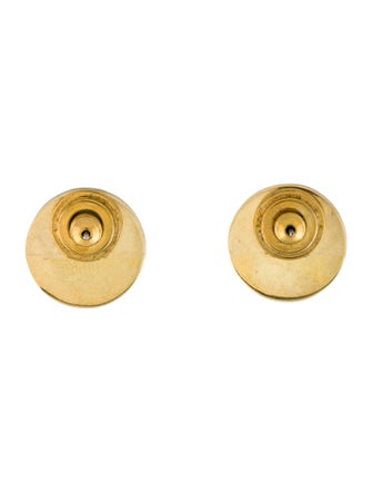 Tory Burch Enamel Round Stud Earrings
