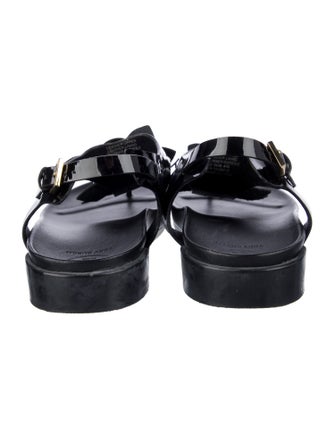 Tory Burch Patent Leather T-Strap Sandals