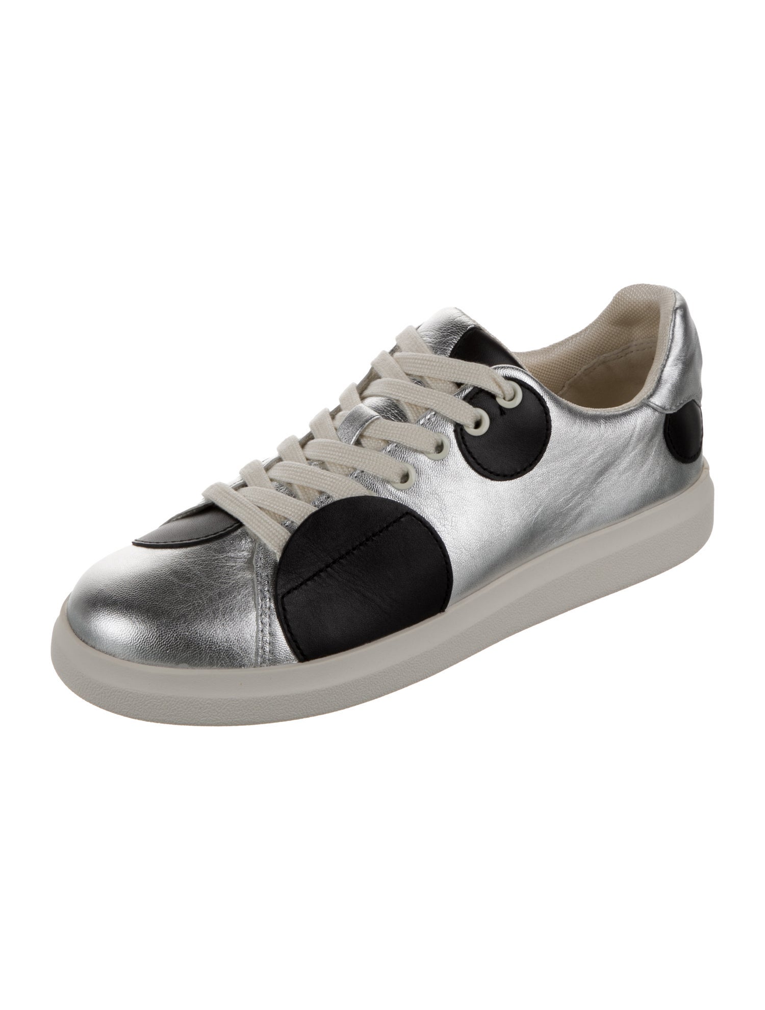 Tory Burch Leather Polka Dot Print Sneakers w/ Tags