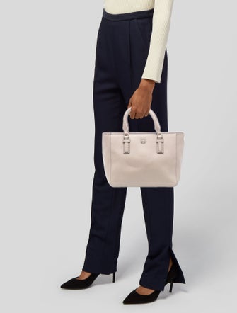 Tory Burch Saffiano Leather Top Handle Bag