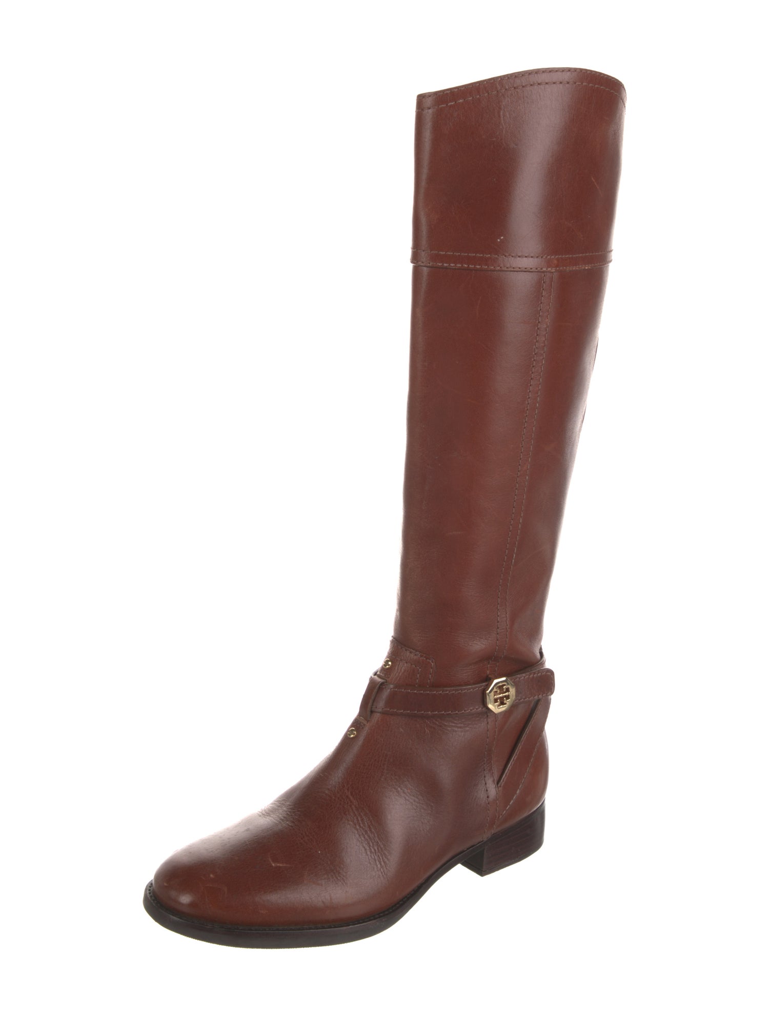 Tory Burch Leather Riding Boots