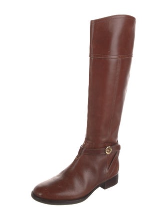 Tory Burch Leather Riding Boots