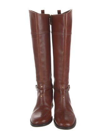 Tory Burch Leather Riding Boots