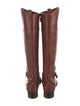 Tory Burch Leather Riding Boots