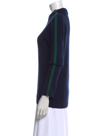 Tory Burch Merino Wool Mock Neck Sweater
