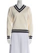 Tory Burch Wool Striped Sweatshirt