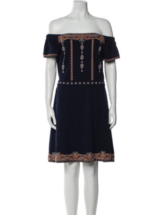 Tory Burch Printed Mini Dress