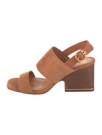 Tory Burch Suede Slingback Sandals
