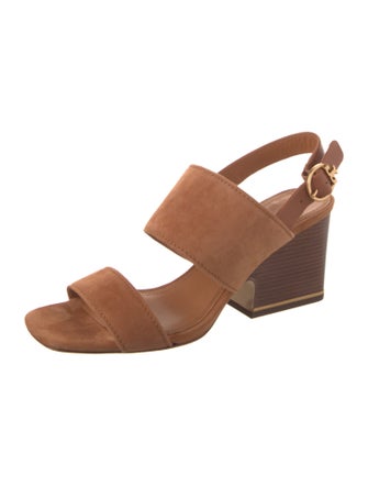Tory Burch Suede Slingback Sandals