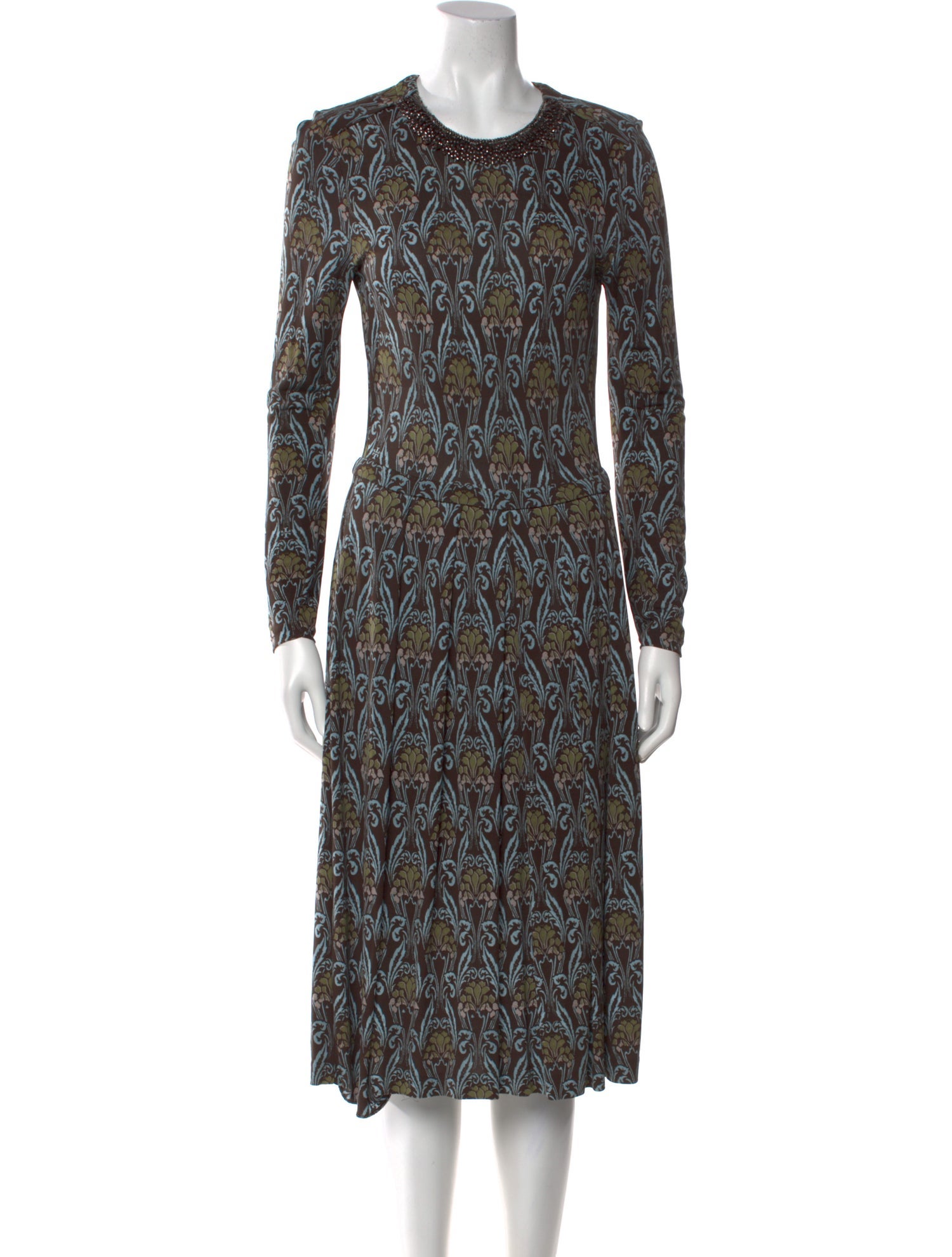 Tory Burch Printed Midi Length Dress