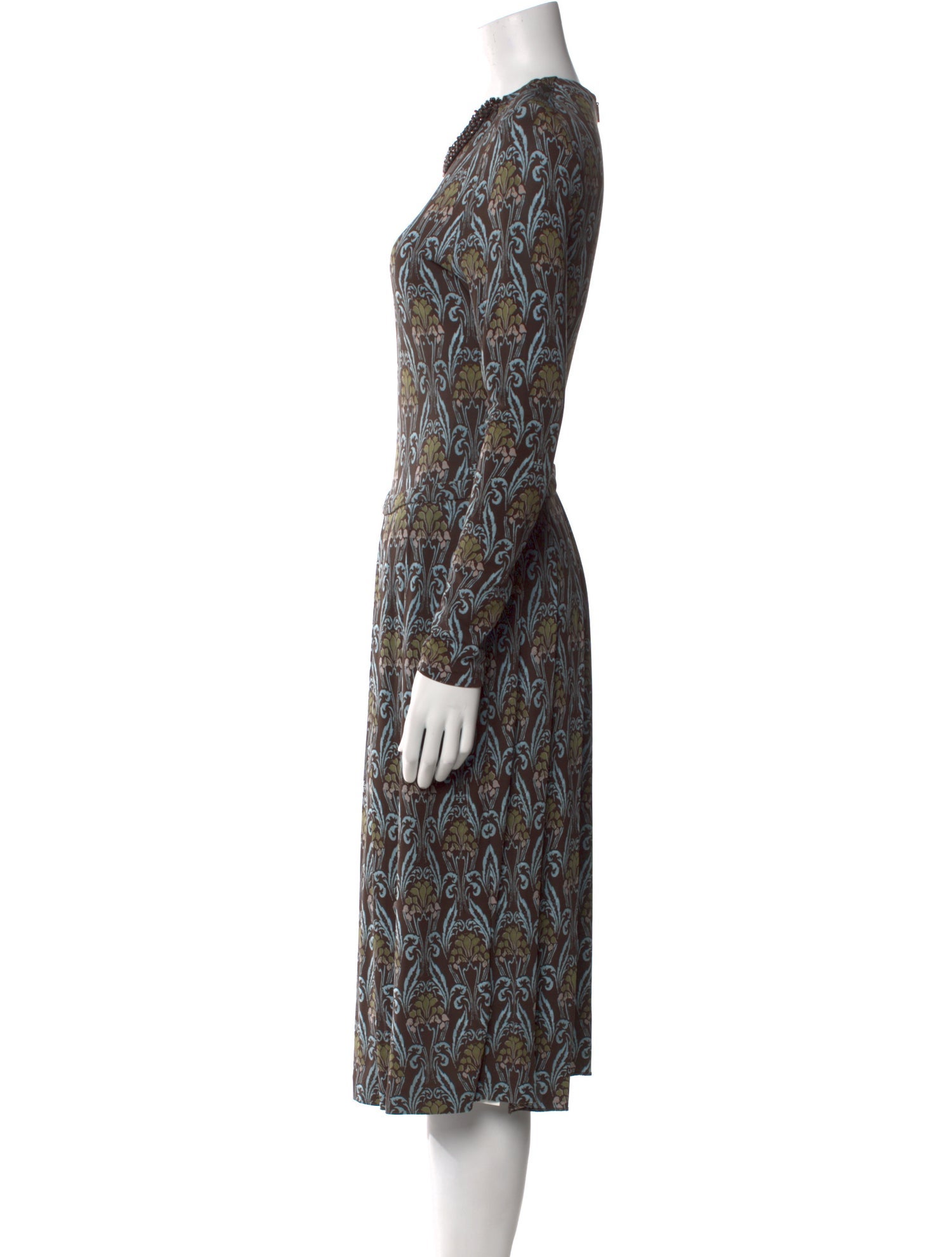 Tory Burch Printed Midi Length Dress